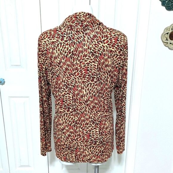 NWOT Pendleton Woman's Long Sleeve Cowl Neck Lightweight Shirt - Picture 12 of 13